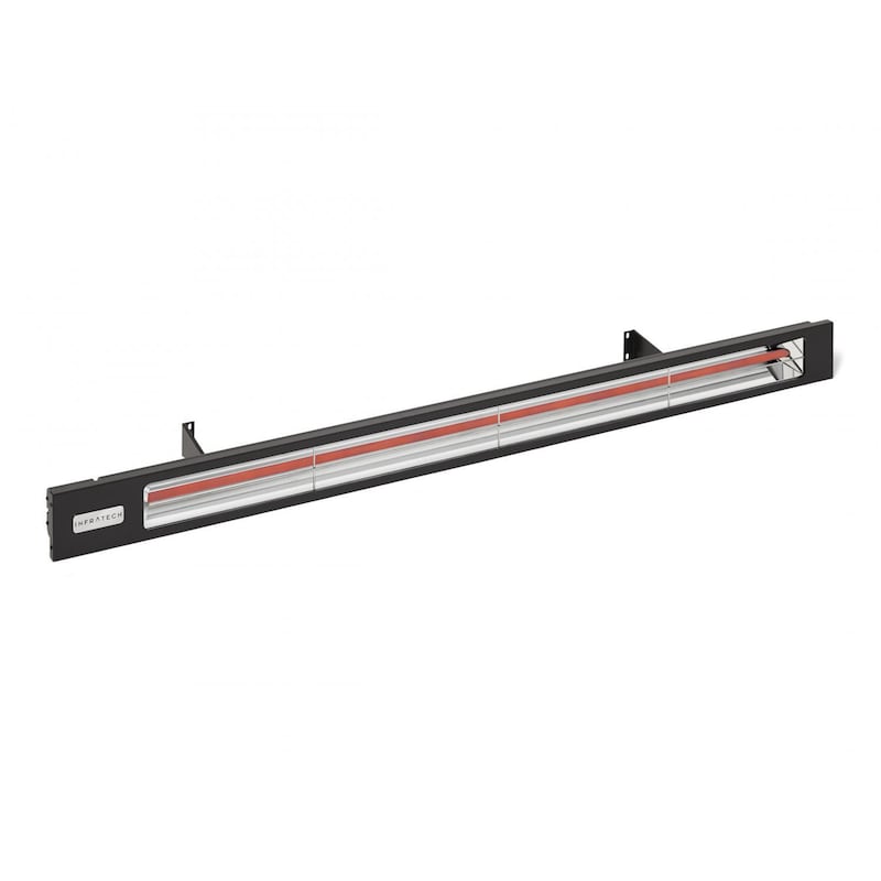 Infratech Slimline Series 63 1/2-Inch 4000W Single Element Electric Infrared Patio Heater - 240V - Matte Black - SL4024BL