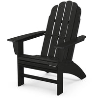 Thumbnail for POLYWOOD Vineyard Curveback Adirondack Chair - Black