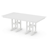 Thumbnail for POLYWOOD 37 X 72-Inch Farmhouse Dining Table - White