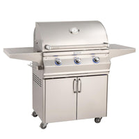 Thumbnail for Fire Magic Aurora A540S 30-Inch Natural Gas Grill With Side Burner And Analog Thermometer - A540S-7EAN-62