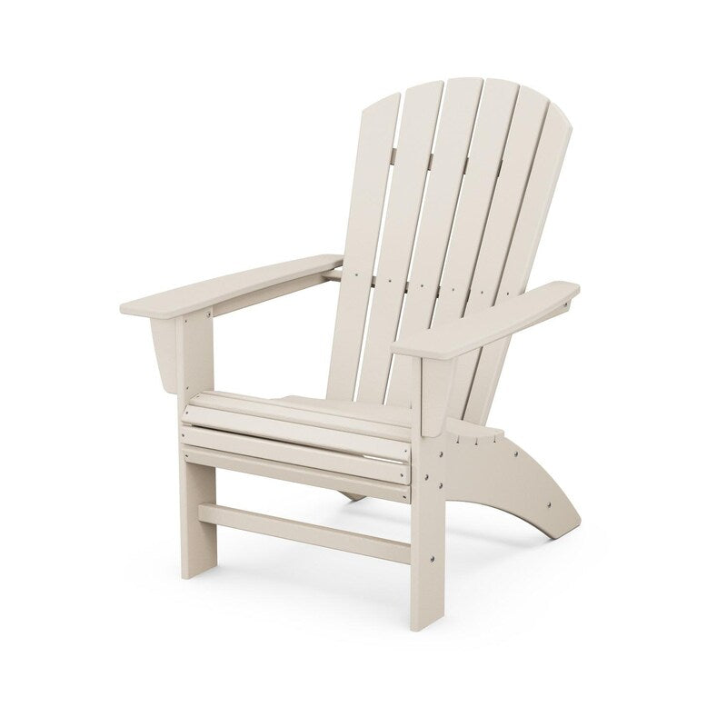 POLYWOOD Nautical Curveback Adirondack Chair - Sand