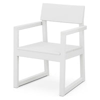 Thumbnail for POLYWOOD EDGE Dining Arm Chair in White