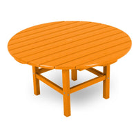 Thumbnail for POLYWOOD 38-Inch Round Conversation Table - Tangerine