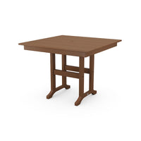 Thumbnail for POLYWOOD 37-Inch Farmhouse Dining Table - Teak