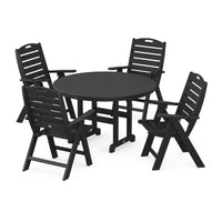 Thumbnail for POLYWOOD Nautical 5-Piece Dining Set in Black