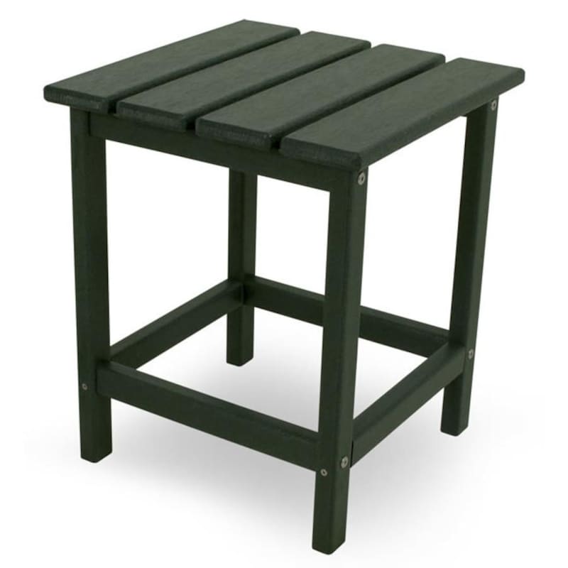 POLYWOOD Long Island 18 Inch Side Table in Green