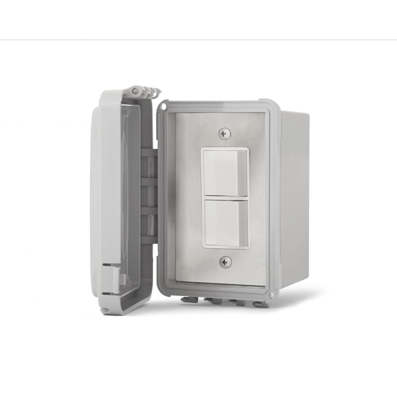 Infratech Surface Mount Weatherproof Single Stacked Duplex Switch - 14-4320