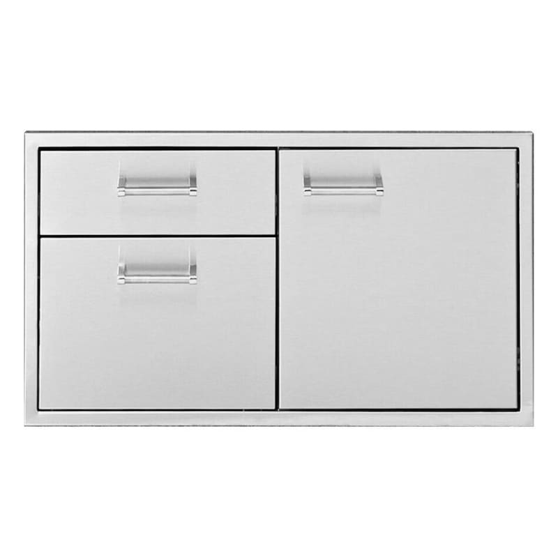 Delta Heat 30-Inch Stainless Steel Access Door & Double Drawer Combo - DHDD302-B