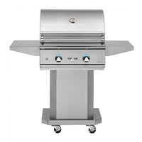 Thumbnail for Delta Heat 26-Inch 2-Burner Natural Gas Grill On Pedestal Cart