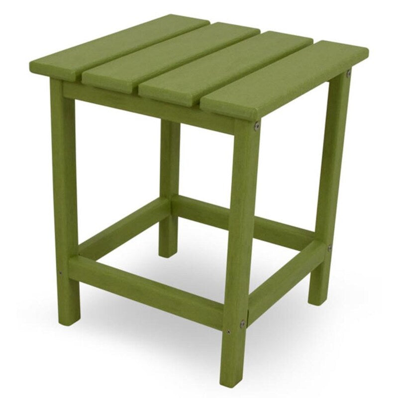 POLYWOOD Long Island 18 Inch Side Table in Lime