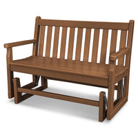 Thumbnail for POLYWOOD Traditional Garden 48-inch Glider - Teak