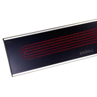 Thumbnail for Bromic Heating Platinum Smart-Heat Series II 50-Inch 3400W 11,600 BTU 240V Electric Patio Heater - Black - BH0320005