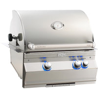 Thumbnail for Fire Magic Aurora A430I 24-Inch Built-In Natural Gas Grill With Rotisserie And Analog Thermometer - A430I-8EAN