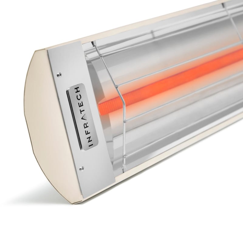 Infratech C-Series 39-Inch 2000W Single Element Electric Infrared Patio Heater - 240V - Almond - C2024AL