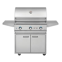 Thumbnail for Delta Heat 32-Inch 3-Burner Natural Gas Grill On Cart