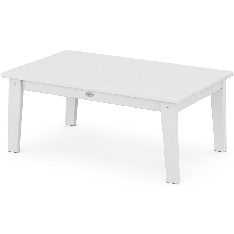 POLYWOOD Lakeside 22 X 36-Inch Coffee Table - White