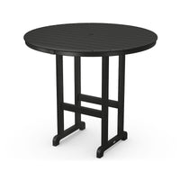 Thumbnail for POLYWOOD 48-Inch Round Bar Table - Black