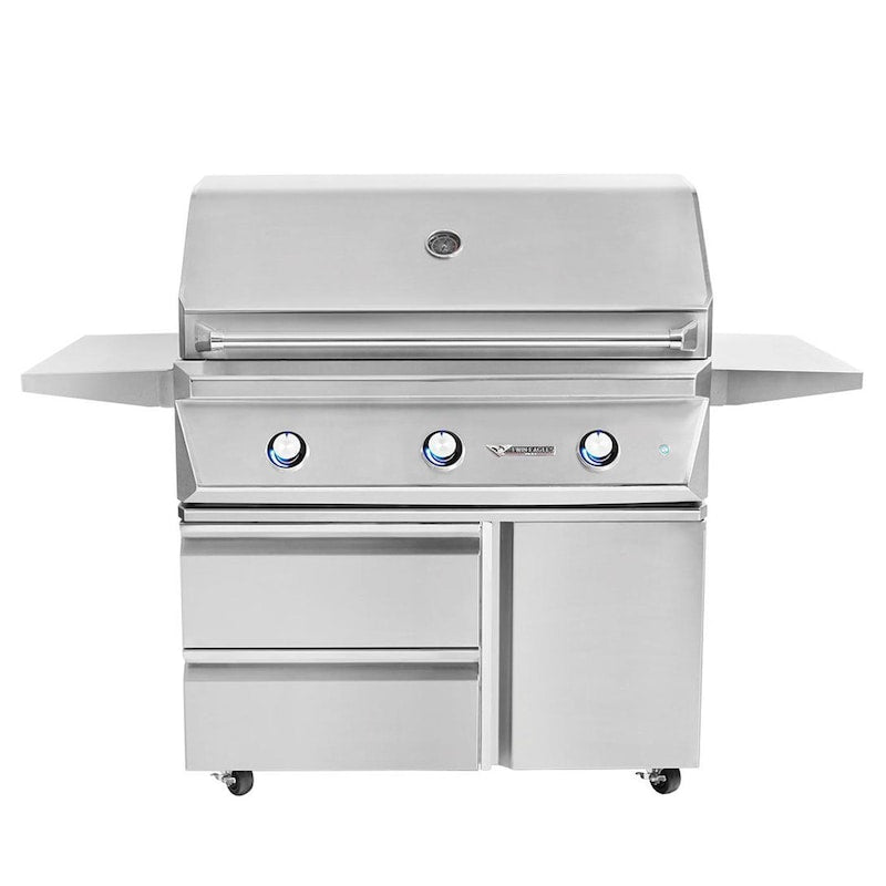 Twin Eagles 42-Inch 3-Burner Natural Gas Grill On Deluxe Cart