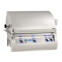 Thumbnail for Fire Magic Echelon Diamond E660I 30-Inch Built-In Natural Gas Grill W/ One Infrared Burner, Rotisserie, & Digital Thermometer - E660I-8L1N