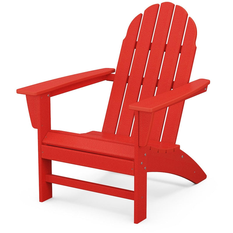 POLYWOOD Vineyard Adirondack Chair - Sunset Red