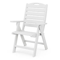 Thumbnail for POLYWOOD Nautical Highback Chair in White