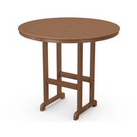 Thumbnail for POLYWOOD 48-Inch Round Bar Table - Teak