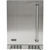 Thumbnail for Coyote 24-Inch 5.5 Cu. Ft. Left Hinge Outdoor Rated Compact Refrigerator - C1BIR24-L