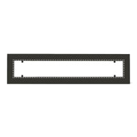 Thumbnail for Infratech W30 Flush Mount Frame For 61 1/4-Inch Heaters - Black - 18 2305BL