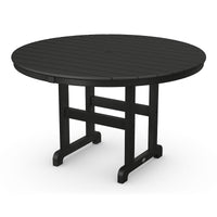 Thumbnail for POLYWOOD 48-Inch Round Dining Table - Black