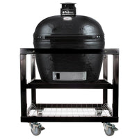 Thumbnail for Primo Oval XL 400 Ceramic Kamado Grill On Cart With Stainless Steel Grates - PGCXLH (2021)