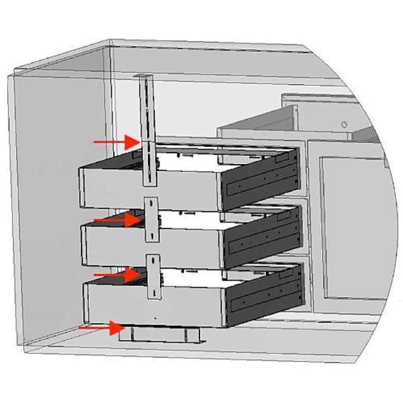 Lynx Modular Drawer Kit For LMD Modular Drawers