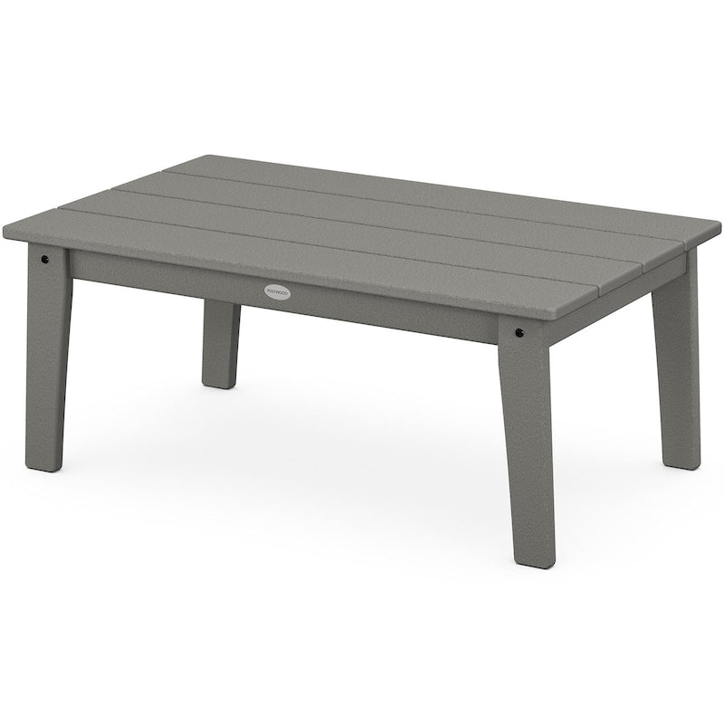 POLYWOOD Lakeside 22 X 36-Inch Coffee Table - Slate Grey