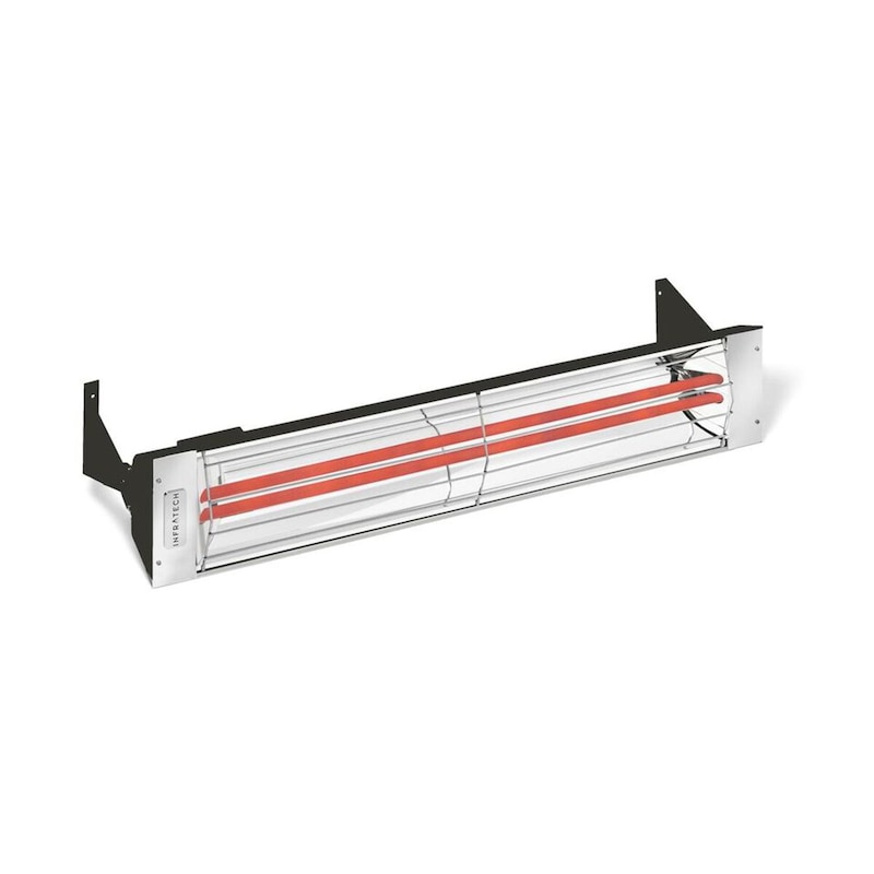 Infratech WD-Series 33-Inch 3000W Dual Element Electric Infrared Patio Heater - 208V - Black - WD3028BL