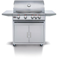 Thumbnail for Blaze Premium LTE 32-Inch 4-Burner Propane Grill w/ Rear Infrared Burner & Grill Lights