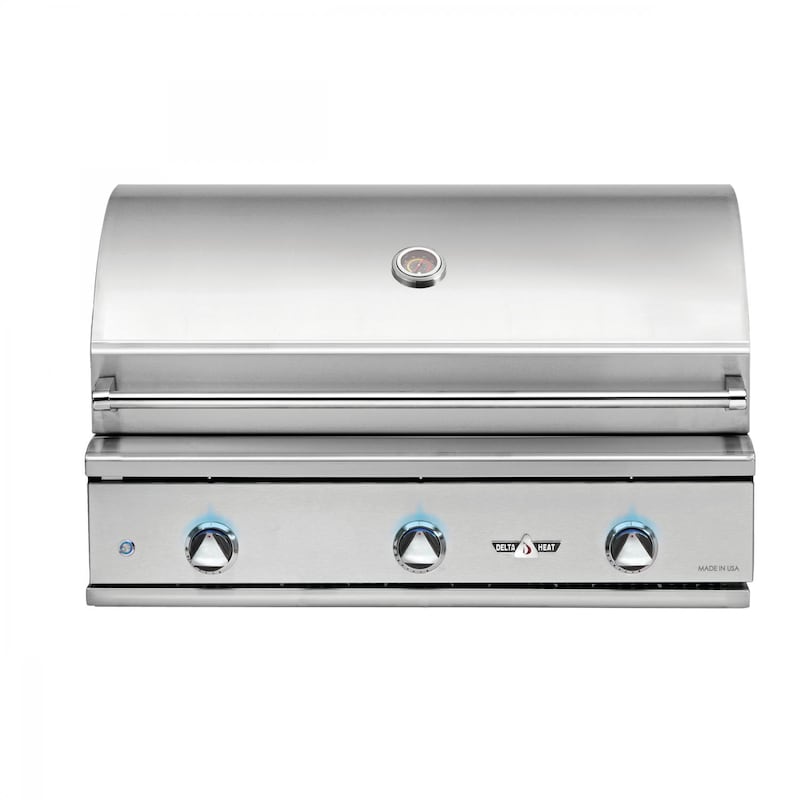 Delta Heat 38-Inch 3-Burner Built-In Propane Gas Grill - DHBQ38G-DL