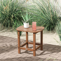 Thumbnail for POLYWOOD South Beach 18-Inch Side Table - Teak