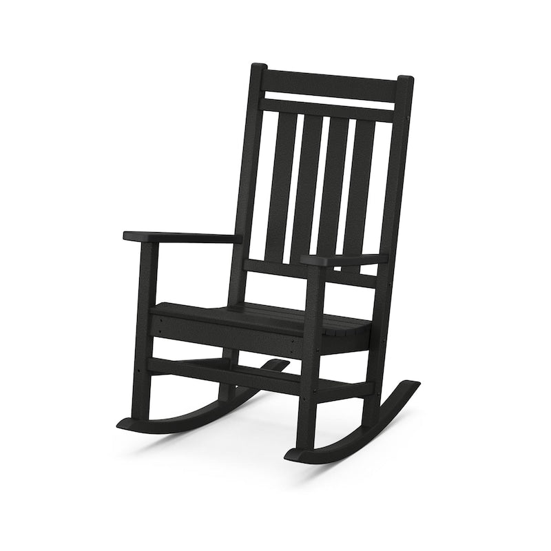 POLYWOOD Estate Rocking Chair - Black