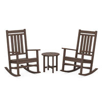 Thumbnail for POLYWOOD Estate 3-Piece Rocking Chair Set - Mahogany