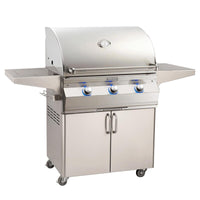 Thumbnail for Fire Magic Aurora A660S 30-Inch Natural Gas Grill With Side Burner And Analog Thermometer - A660S-7EAN-62