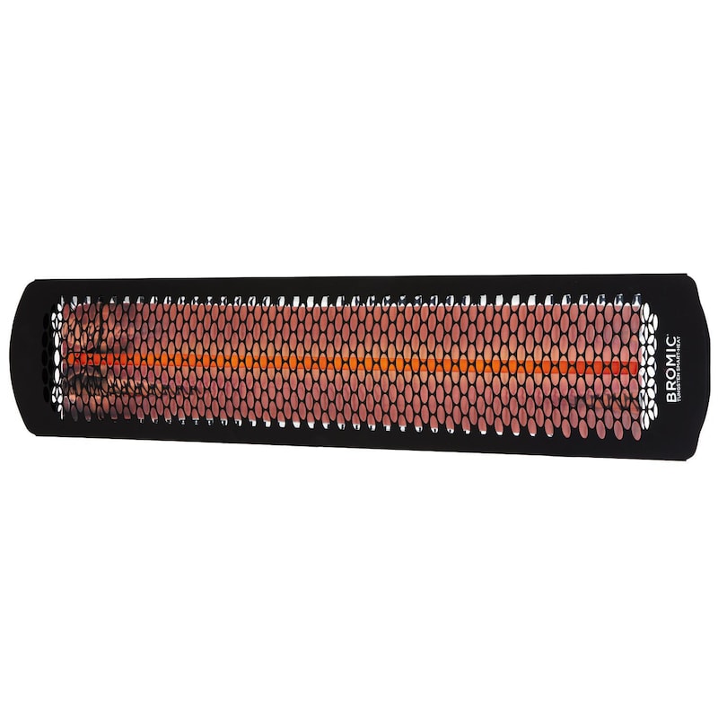 Bromic Heating Tungsten Smart-Heat 44-Inch 2000W Single Element 240V Electric Infrared Patio Heater - Black - BH0420030
