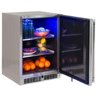 Thumbnail for Lynx 24-Inch 5.3 Cu. Ft. Right Hinge Outdoor Rated Compact Refrigerator - LN24REFR