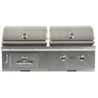 Thumbnail for Coyote Centaur 50-Inch Built-In Propane Gas/Charcoal Dual Fuel Grill - C1HY50LP