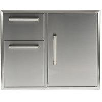 Thumbnail for Coyote 31-Inch Access Door & Double Drawer Combo - CCD-2DC31