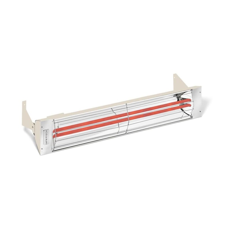 Infratech WD-Series 39-Inch 5000W Dual Element Electric Infrared Patio Heater - 480V - Almond - WD5048AL