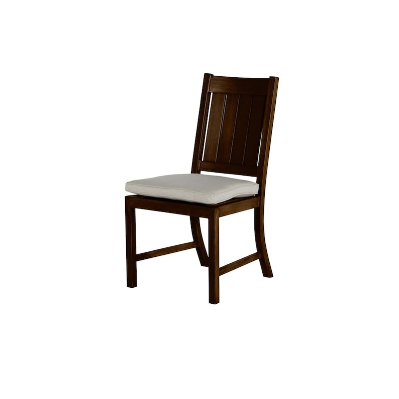 Summer Classics Club/Croquet Aluminum Side Chair - Mahogany