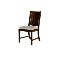 Thumbnail for Summer Classics Club/Croquet Aluminum Side Chair - Mahogany