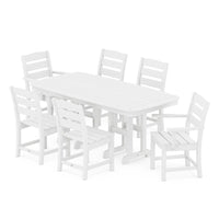 Thumbnail for POLYWOOD Lakeside 7-Piece Dining Set - White