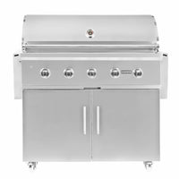 Thumbnail for Coyote C-Series 42-Inch 5-Burner Propane Gas Grill - C2C42LP + C1S42Ct