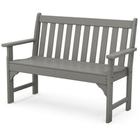 Thumbnail for POLYWOOD Vineyard 48-Inch Bench - Slate Grey