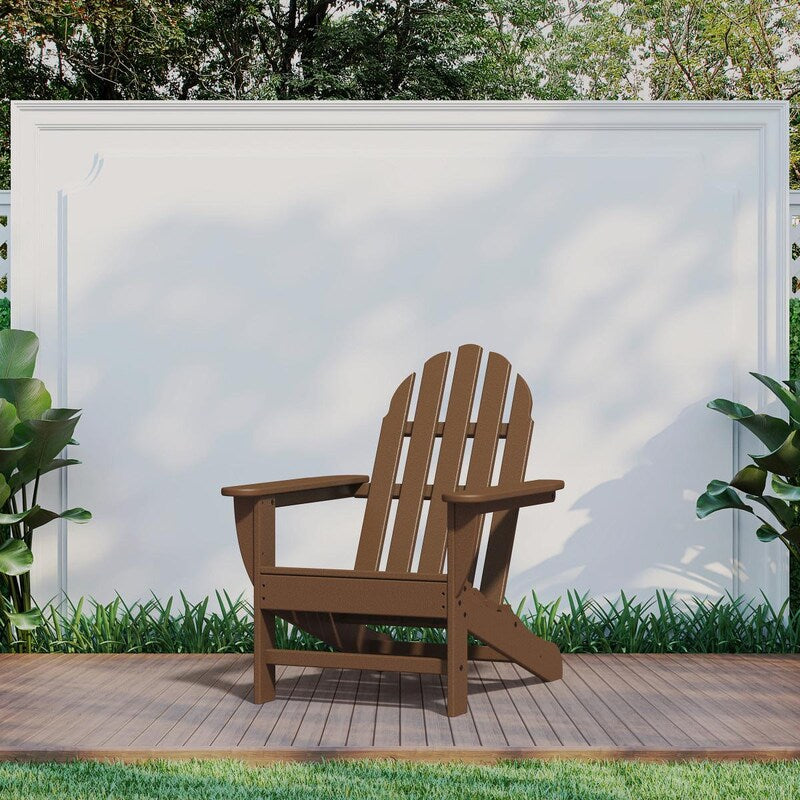 POLYWOOD Classic Adirondack Chair - Teak